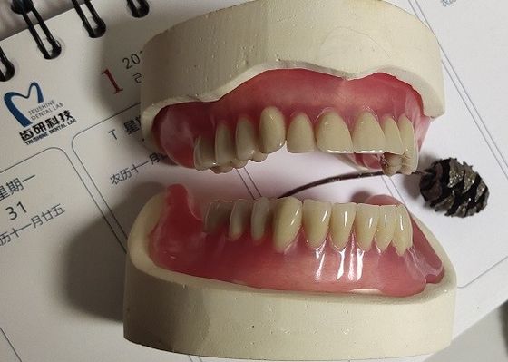 دندان مصنوعی فوری ISO13485 پروتز اکریلیک جزئی